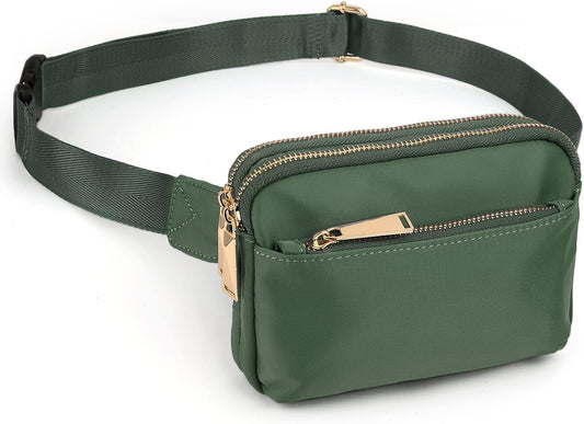 UTO Fanny Pack for Women Crossbody Trendy Fashion Belt Purse Chest Waist Hip Bumbag for Outdoor Shopping Travel Hiking