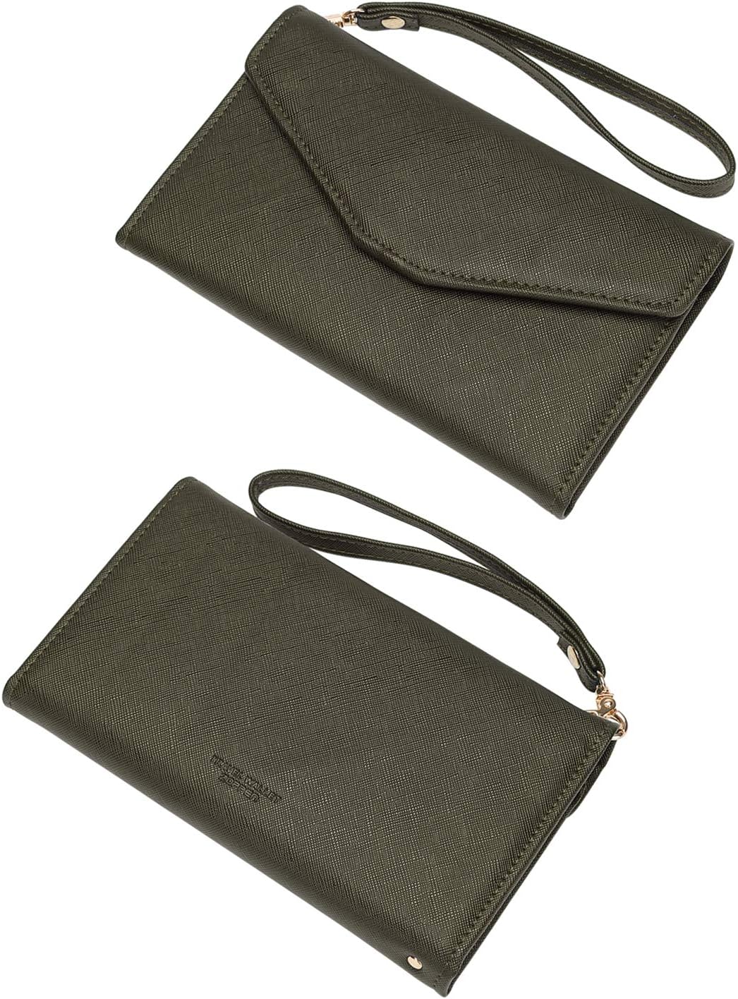 ZOPPEN Passport Holder Women Travel Wallet (Ver.5) for Women Rfid Blocking Passport Cover Case Document Organizer Wrist Strap