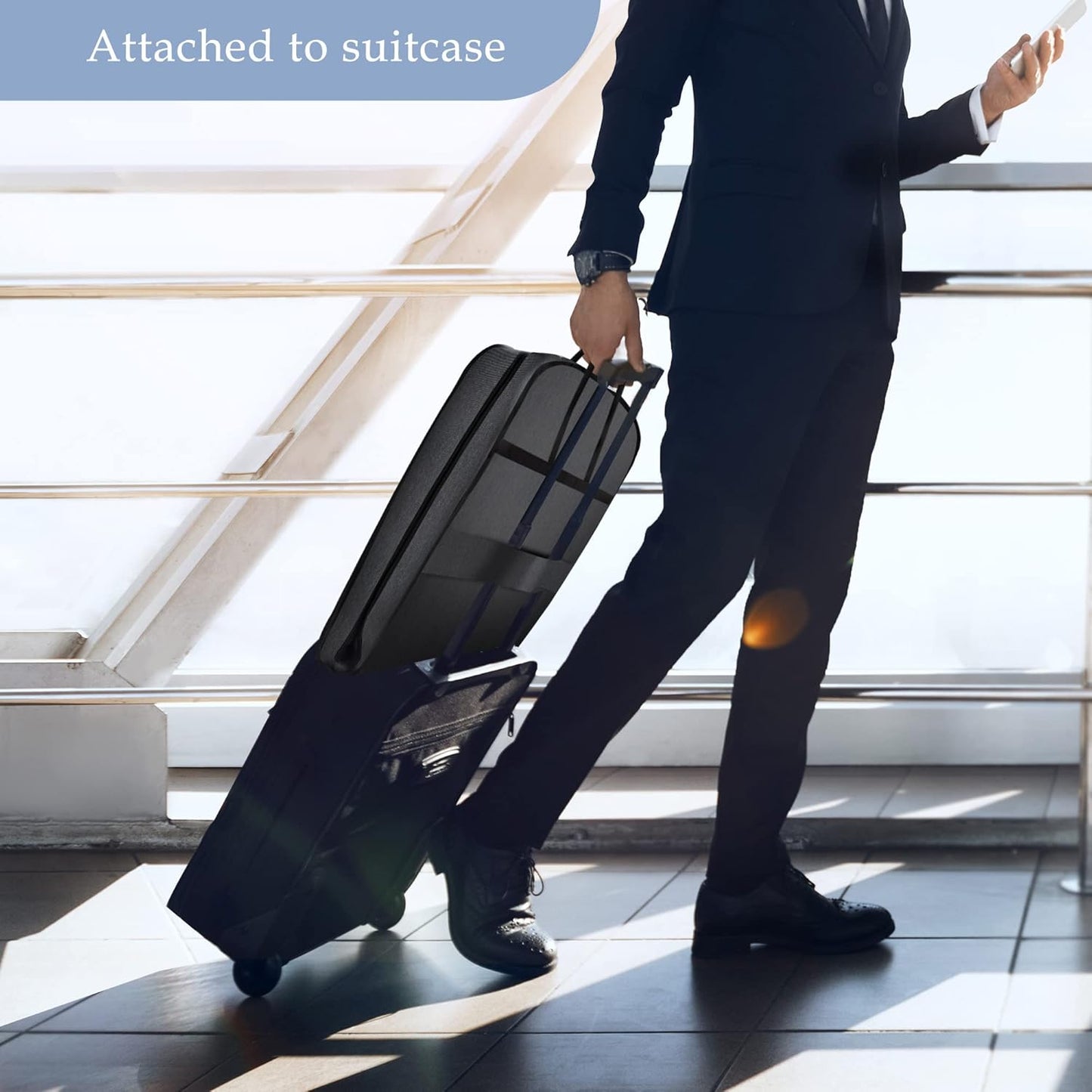 Heavy Duty Waterproof Garment Bag for Travel, Tear Resistance Suit Bag for Men Travel for Suits