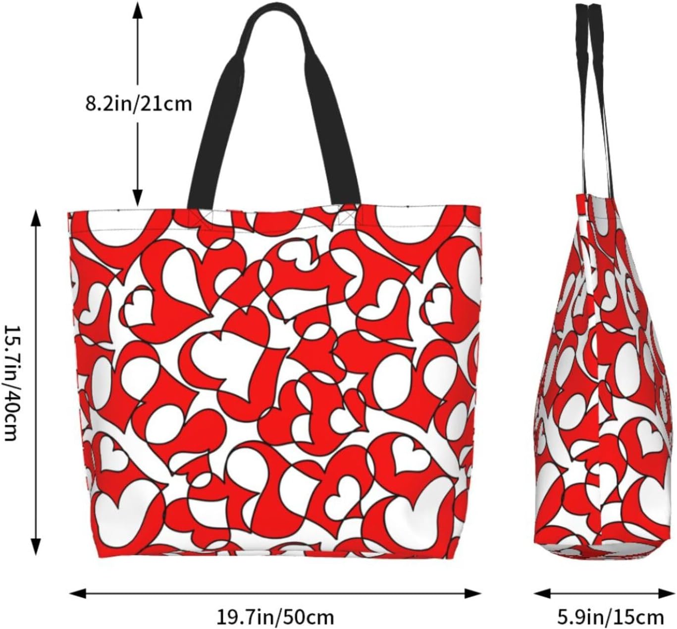 Tote Bag Beach Bag for Women Reusable Grocery Large Shopping Shoulder Bag Travel Handbag