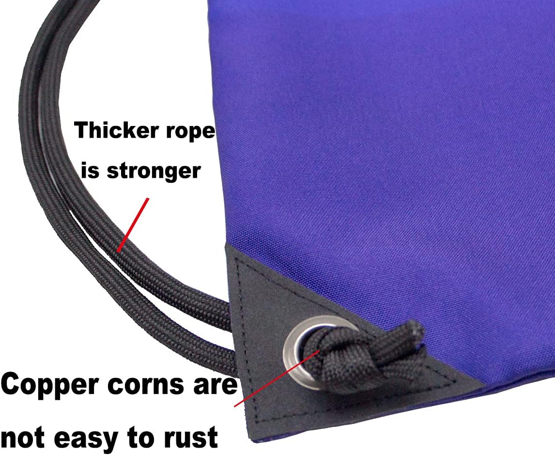 HOLYLUCK Drawstring Backpack Bag Sport Gym Sackpack