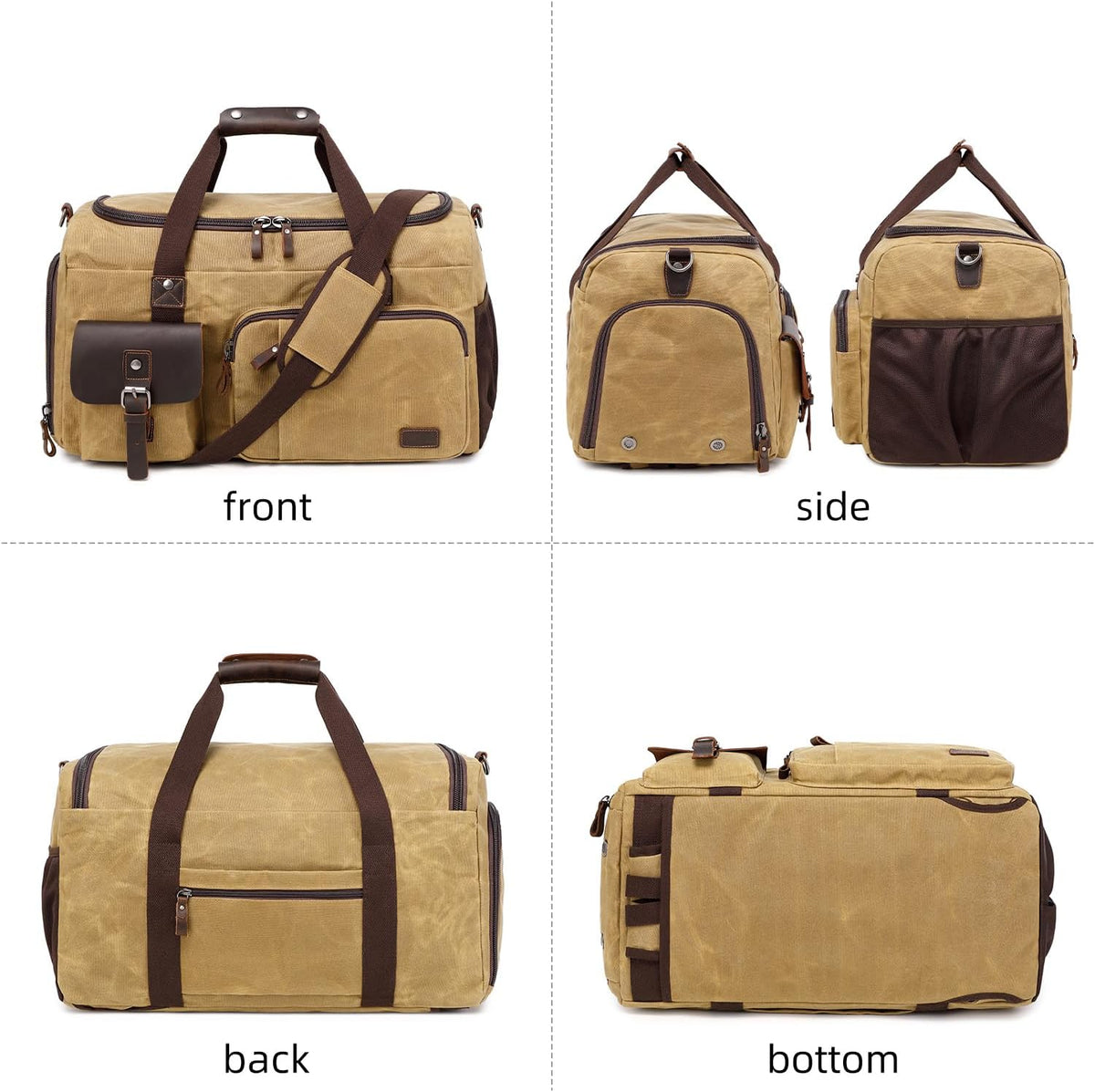 Travel Duffle Bag Weekender Bag with Shoe Compartment Overnight Bag for Men Travel Bag Carry On