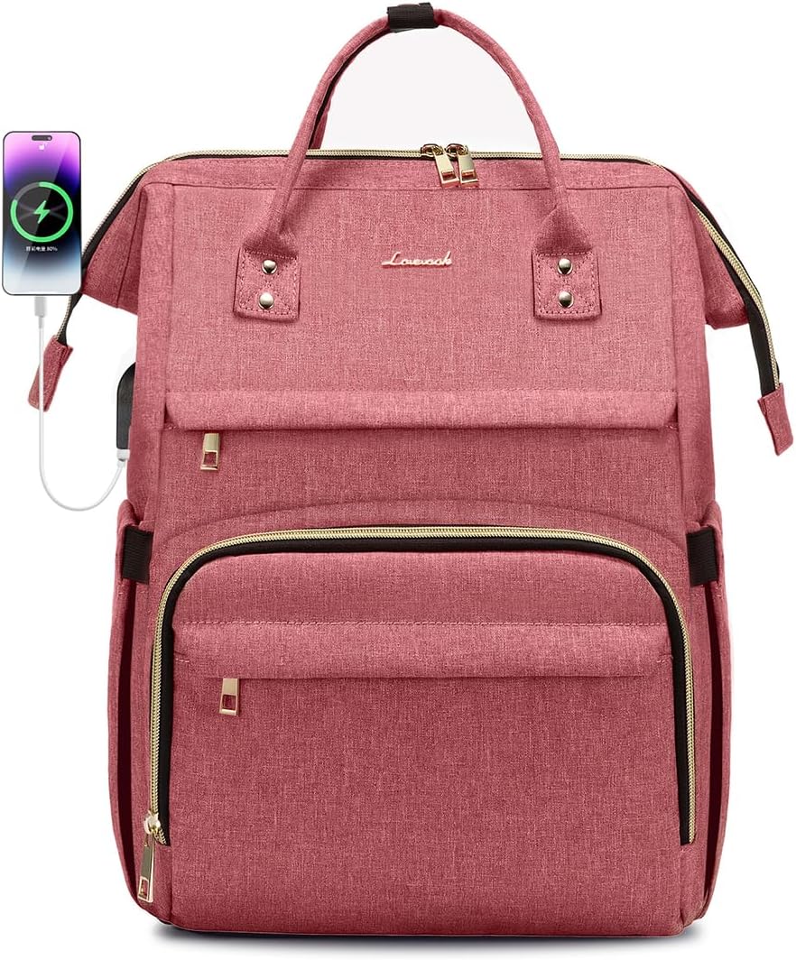 LOVEVOOK Laptop Backpack for Women,17 Inch Professional Womens Travel Backpack Purse Computer