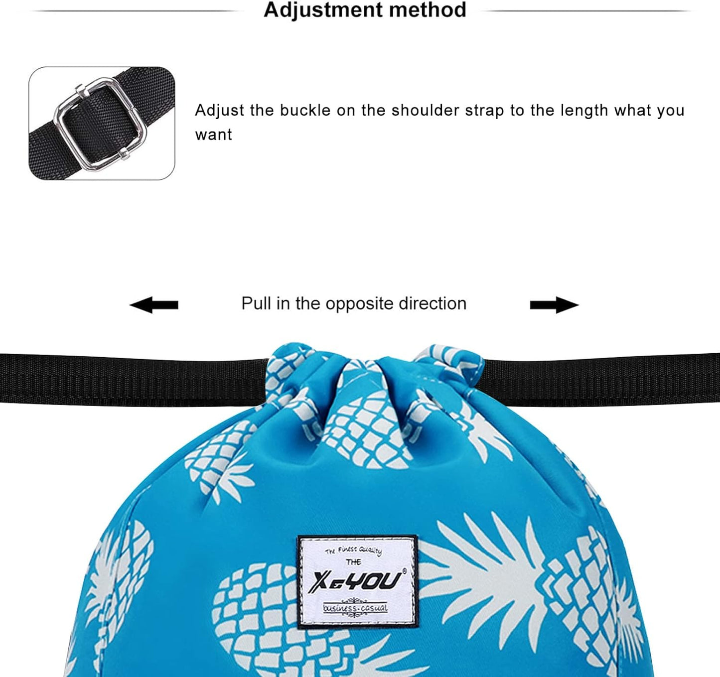 XEYOU Drawstring Sports Backpack Lightweight Gym Yoga Sackpack Shoulder Rucksack Casual Outdoor
