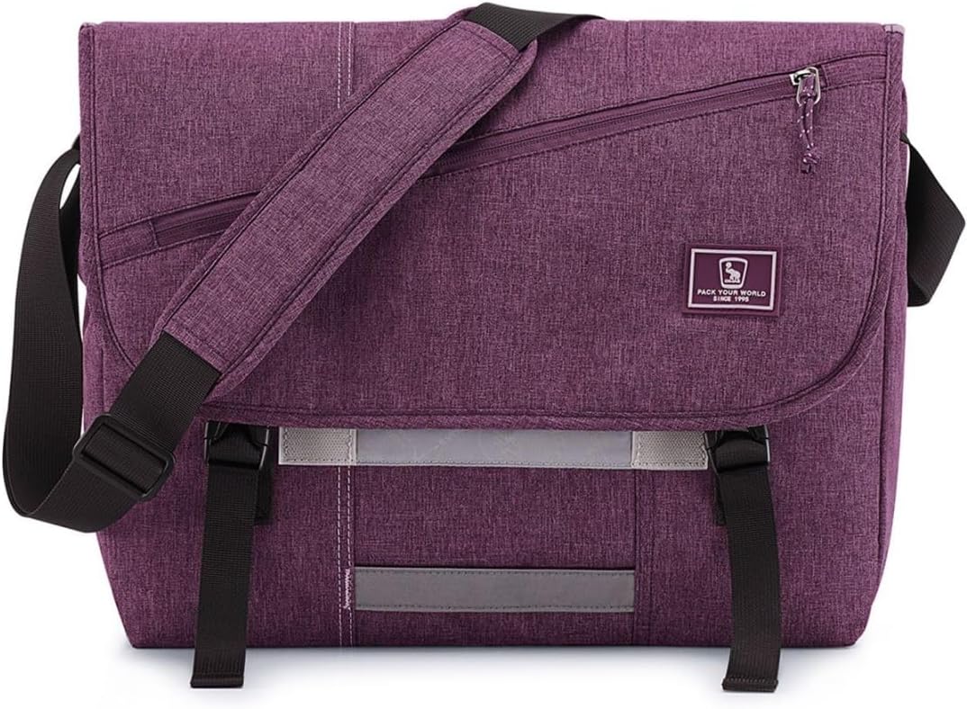 OIWAS Messenger Bag for Women, 15.6 Inch Laptop Crossbody Bags Men Casual Satchel Shoulder Bag