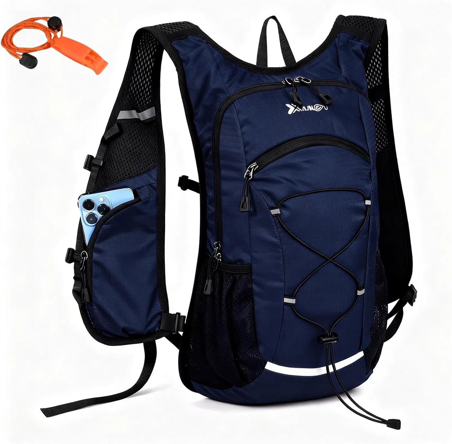 DOJUNS Hiking Backpack Lightweight Travel Backpack 20L Waterproof Hiking Daypacks Camping Backpack for Men Women (Dark Blue)