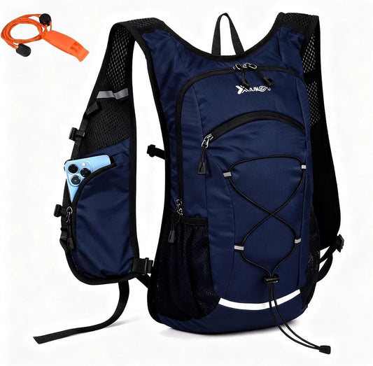 DOJUNS Hiking Backpack Lightweight Travel Backpack 20L Waterproof Hiking Daypacks Camping Backpack for Men Women (Dark Blue)