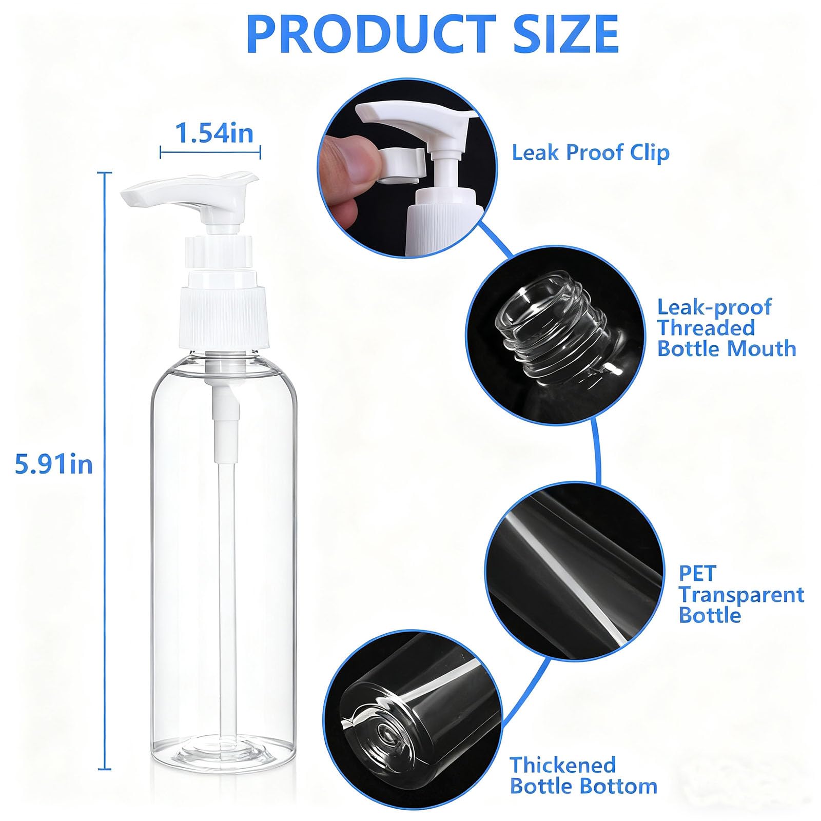 DTDNZKN 14 Pack Travel Bottles Set for Toiletries TSA Approved