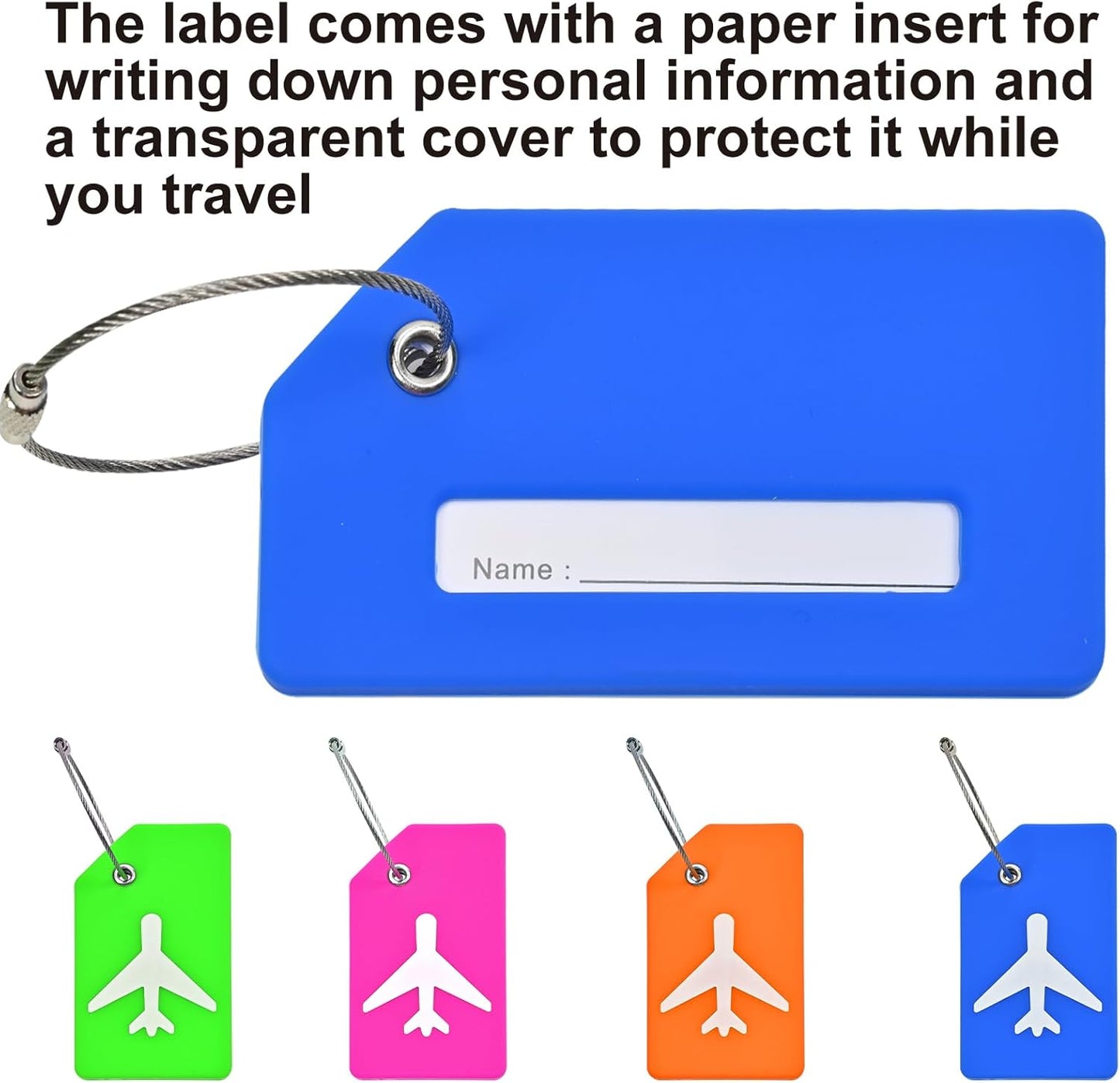 Luggage Straps - Secure and Durable Suitcase Straps for Travel - Adjustable Travel Belt and Bag Straps - Luggage Accessories for Easy Identification - Pack of 10