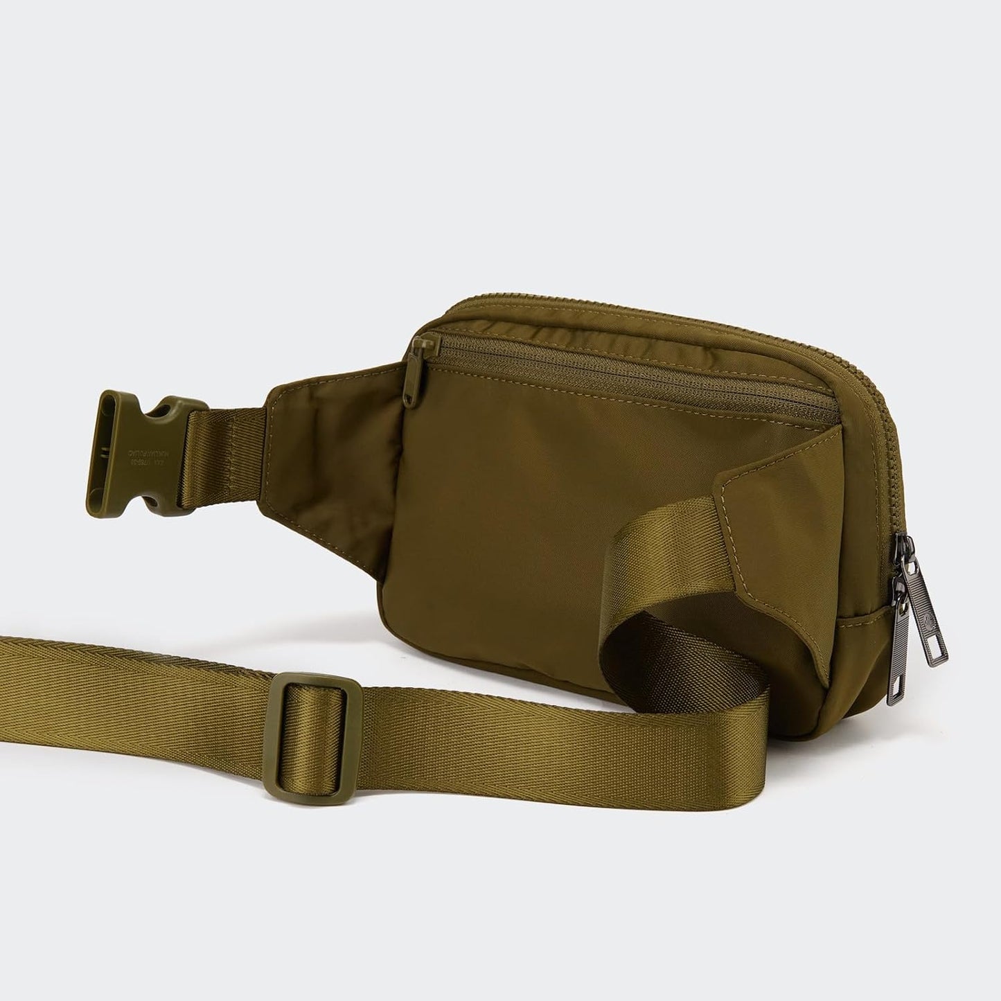 Pander Belt Bag Large 2L, Nylon Fanny Pack Purse for Women and Men with Adjustable Strap