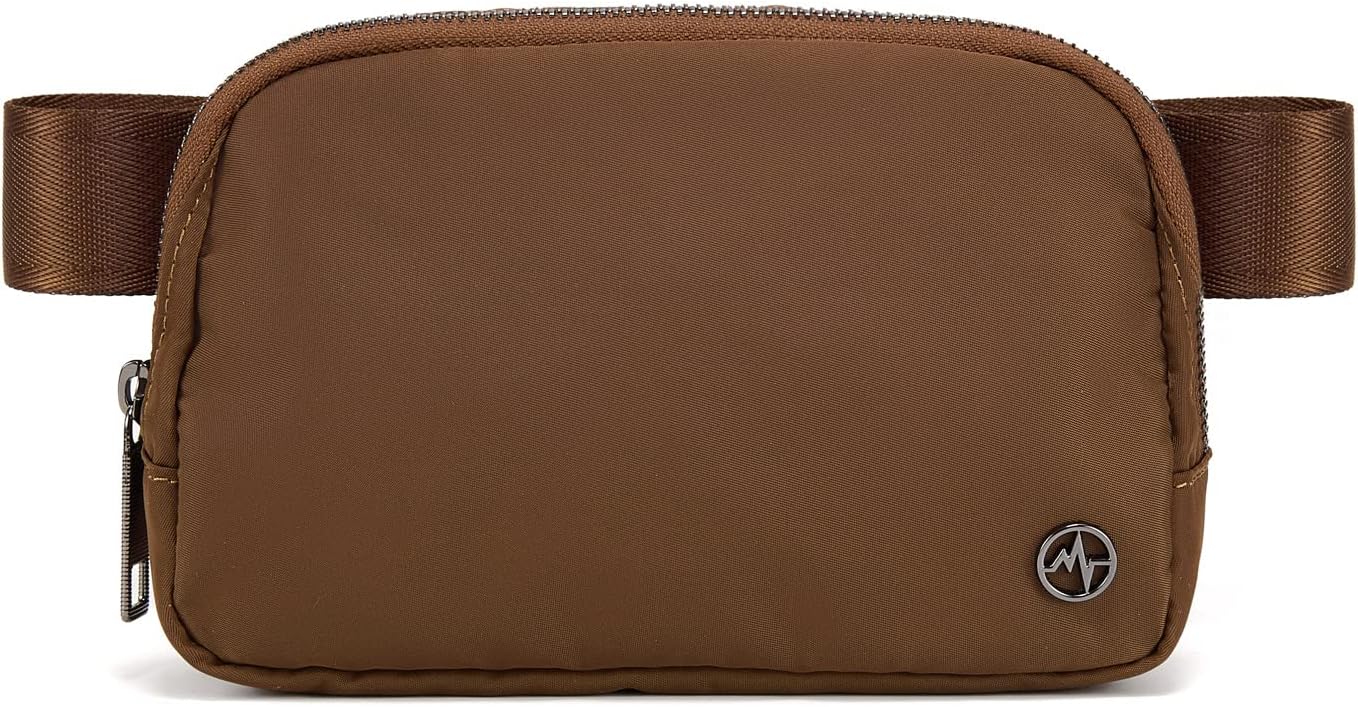 Pander Cross Body Fanny Pack for Women, Fashion Waist Packs, Crossbody Bags, Belt Bag with Adjustable Strap (Coca Mocha).