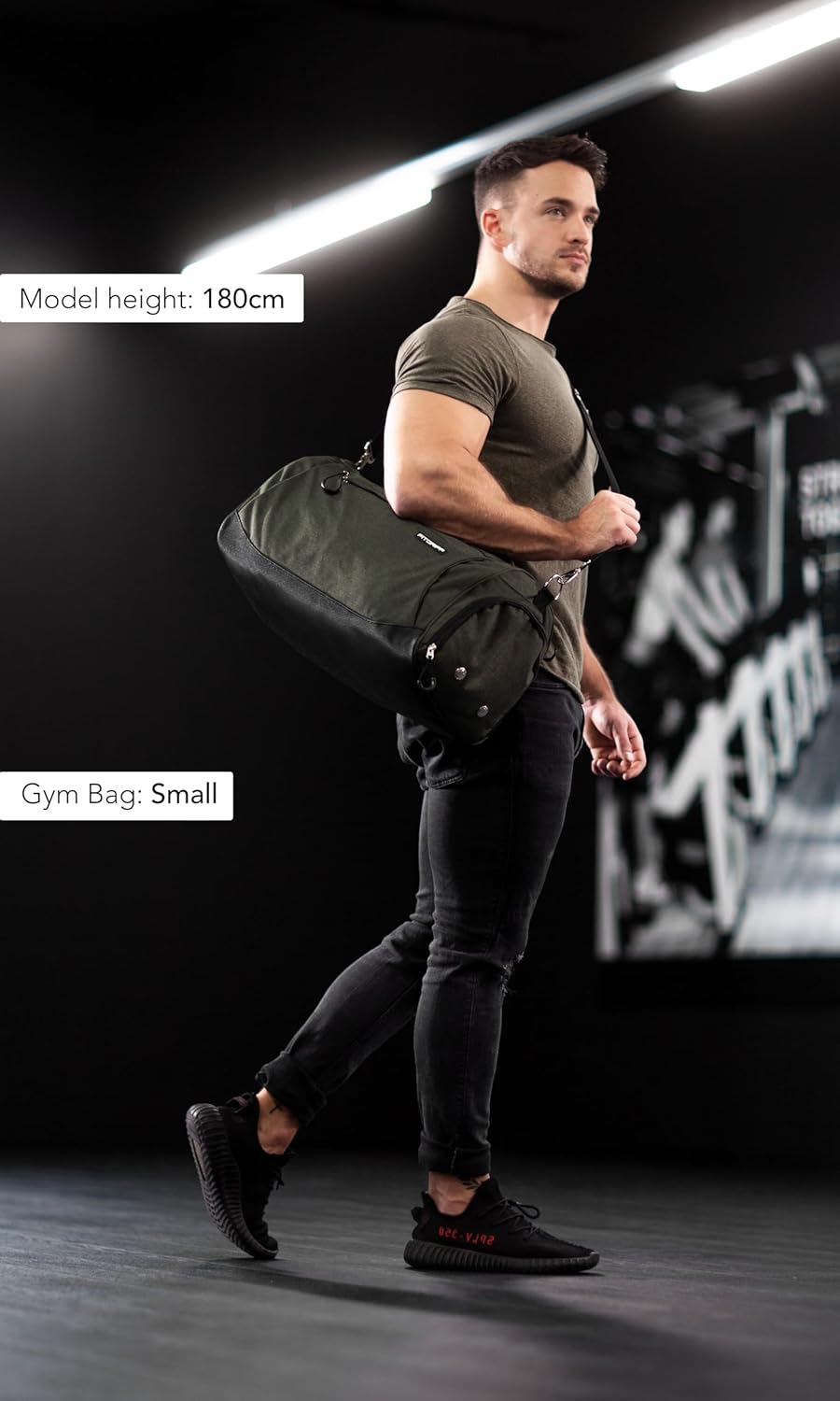 Fitgriff® Gym Bag for Men & Women with Shoe & Wet Compartment - Duffle Bag for Travel, Sports