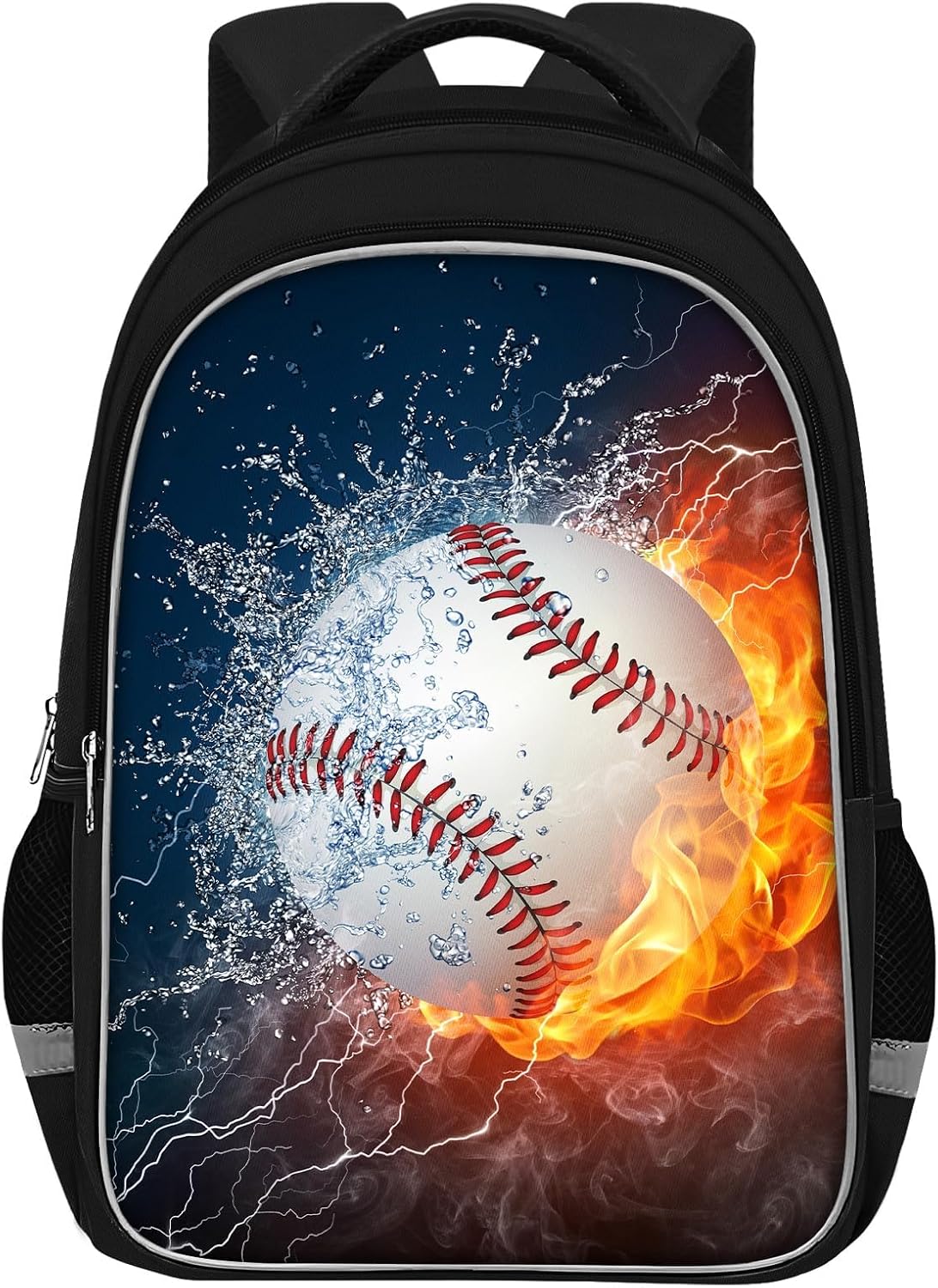 School Backpack for Boys - Baseball Boys Backpack for Kids Children Elementary Middle School - 17 Inch Sport Bookbag Travel Back Pack for Ages 6-14