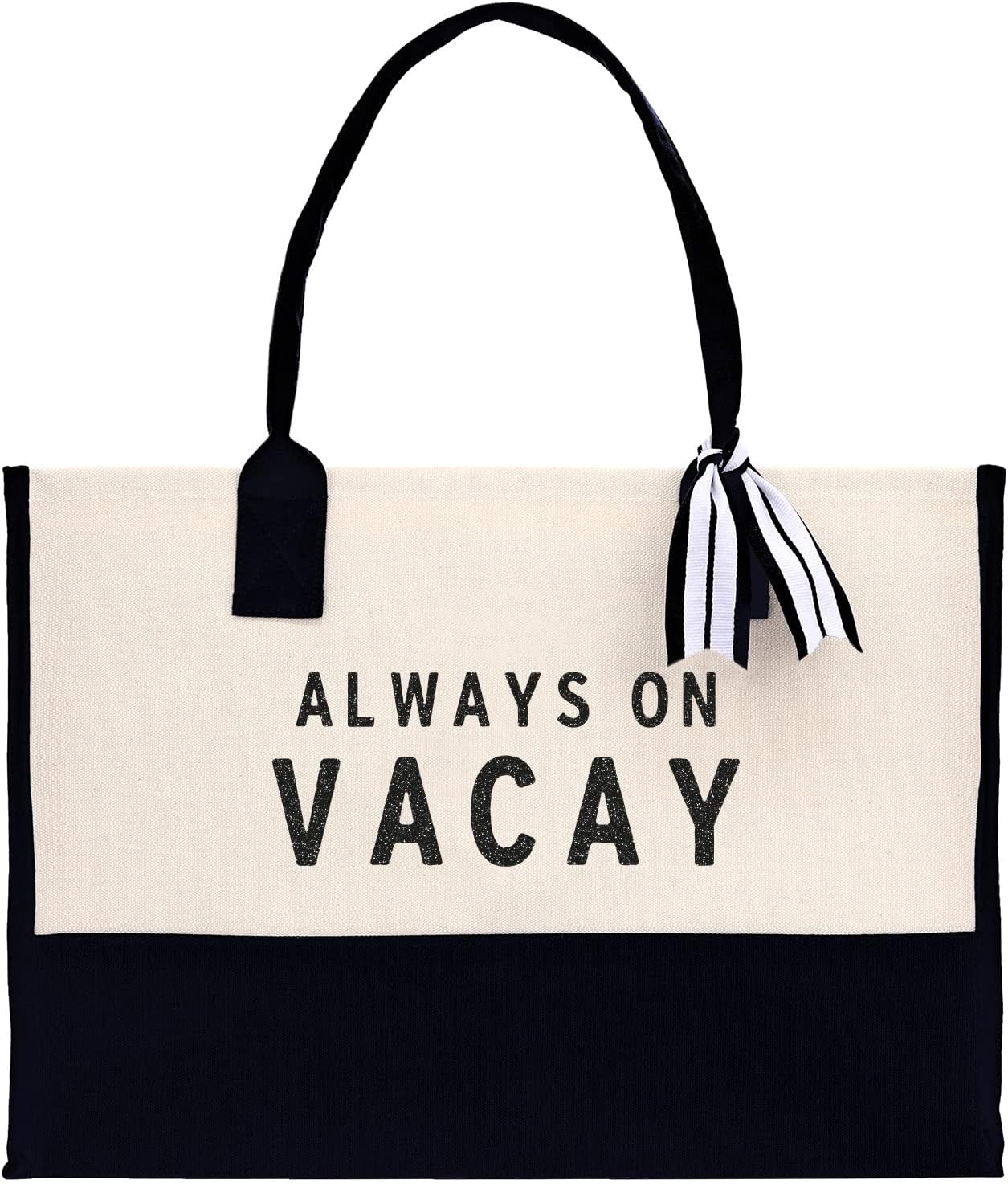VANESSA ROSELLA Beach Tote Bag Large - Chic Tote Bag for Pool Gym Travel Cruise Picnic Road Trip