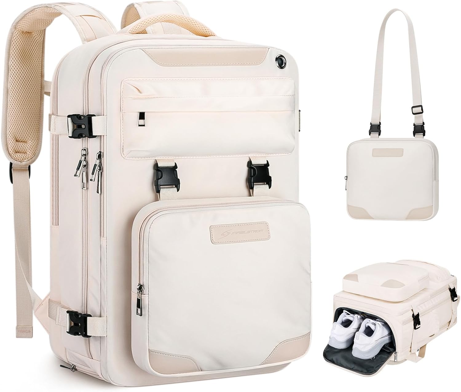 Maelstrom Travel Backpack for Women Men,35L Laptop Backpack Fits 17-Inch Laptop,Carry On Backpack