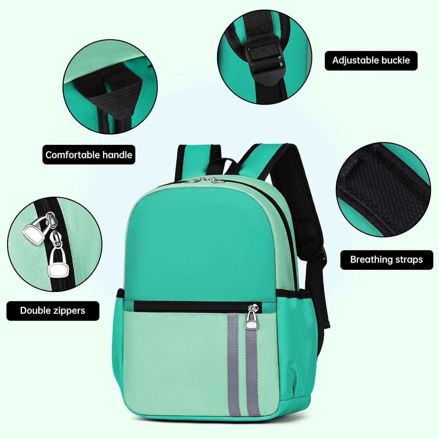 Kids Backpack for Boys Kindergarten School Backpack 14 inch Bookbag for Boys 4-8