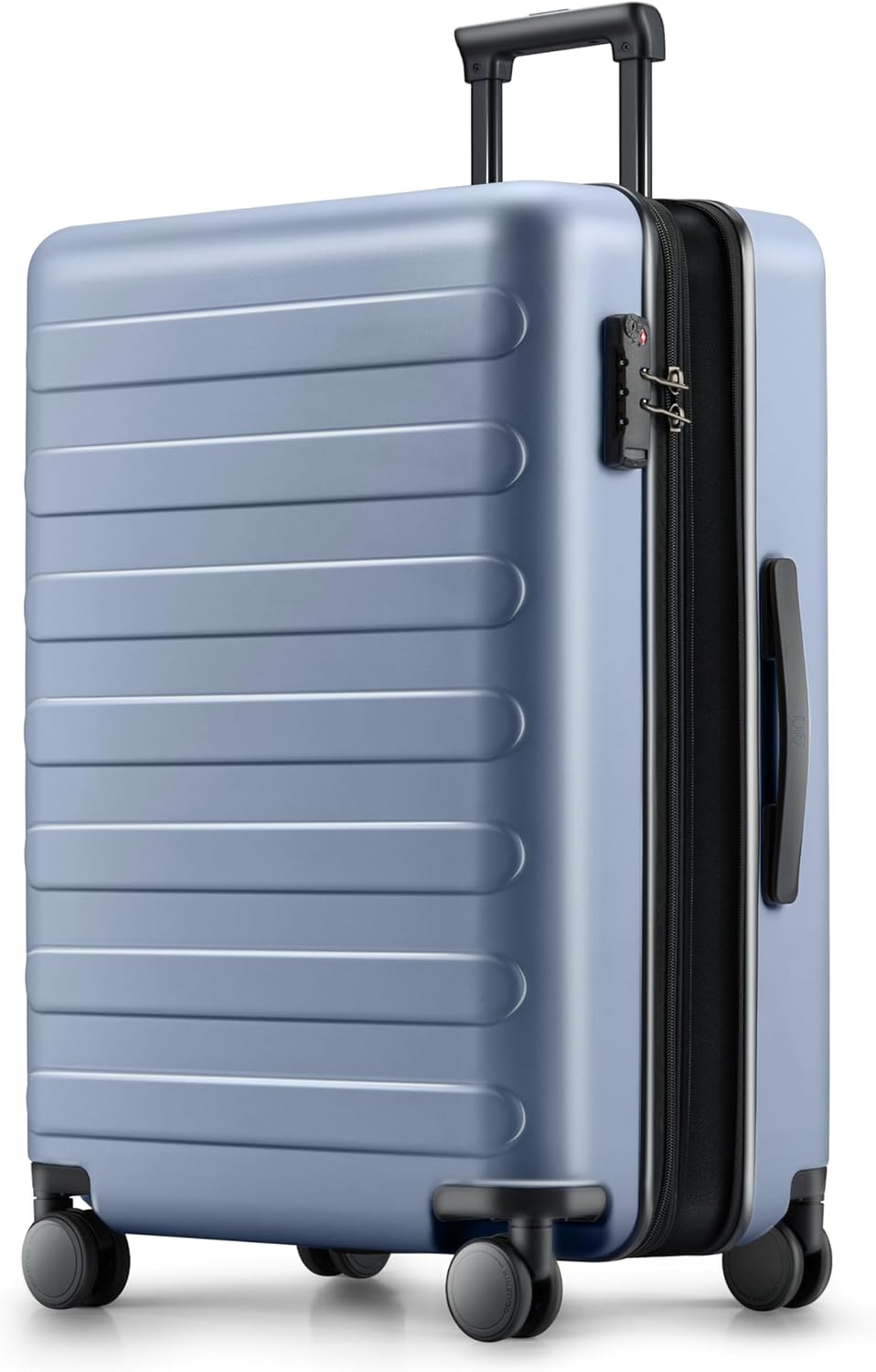 NINETYGO Luggage Sets 3 Piece, Carry On Luggage Airline Approved, Medium Large Checked Luggage with Spinner Wheels, Expandable, Hard Shell PC Suitcase Sets, TSA, 20in/24in/28in (Shadow, Rhine Max)