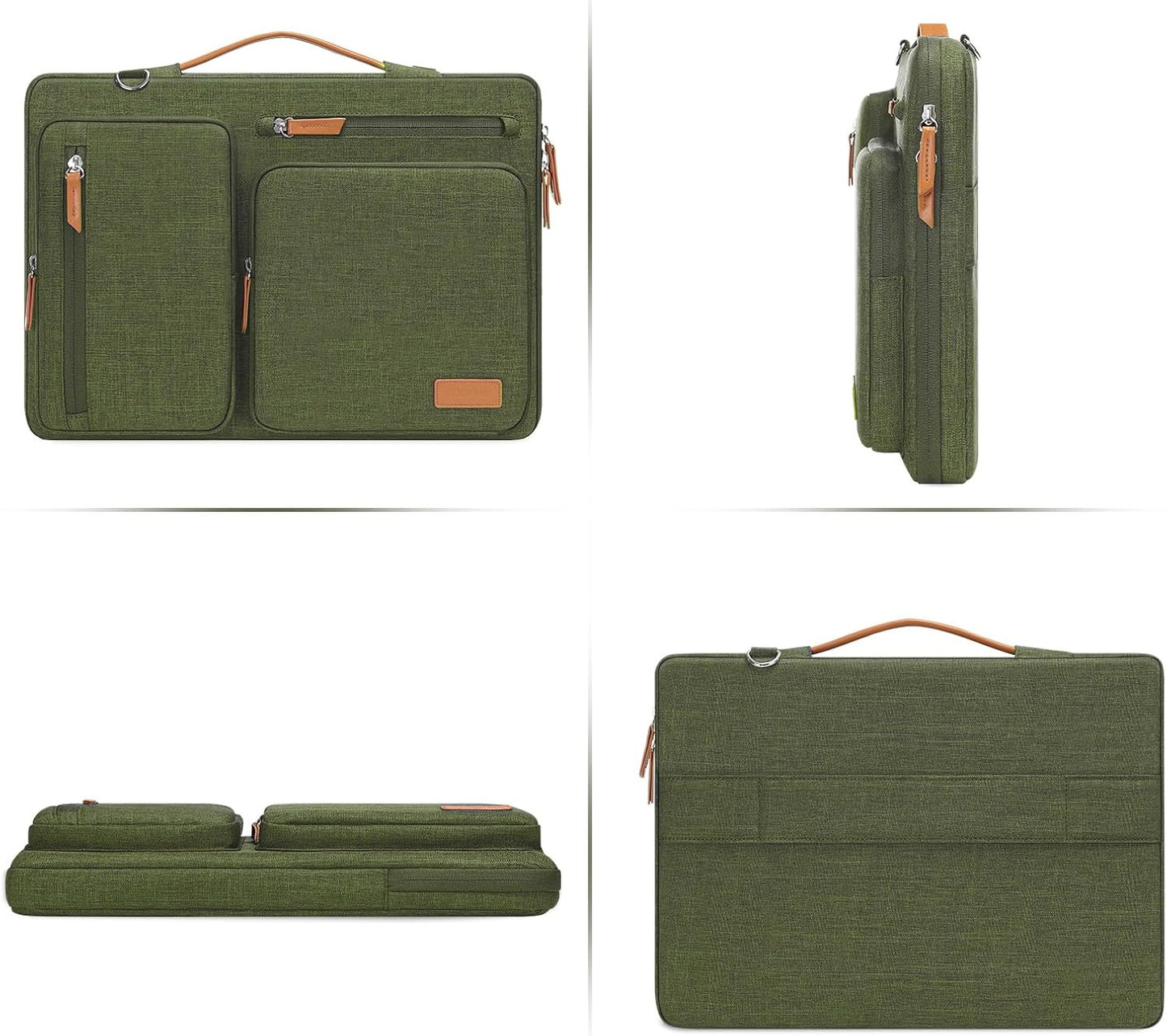 MOSISO 360 Protective Laptop Shoulder Bag,13-13.3 inch Computer Bag Compatible with MacBook, HP