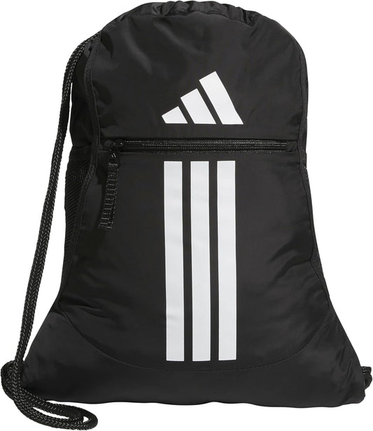 adidas Alliance Sackpack – Drawstring Backpack Small Bag for Men and Women