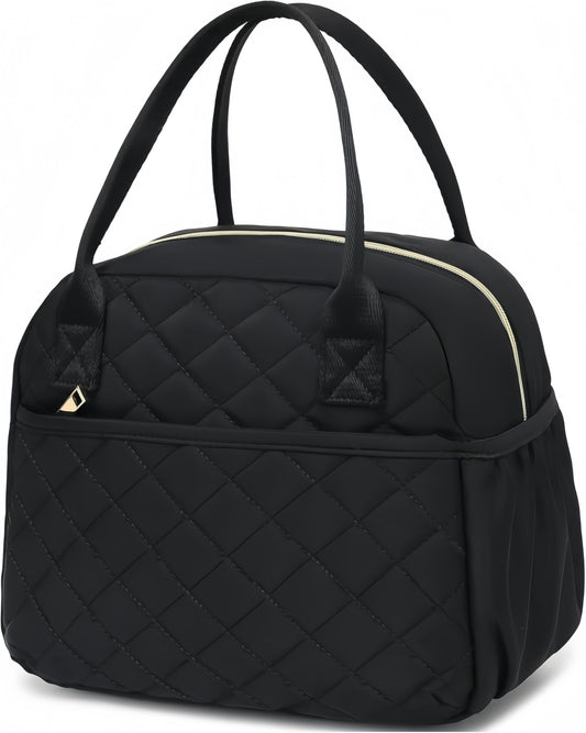 CAMTOP Lunch Box for Women Insulated Lunch Bag Lunchbox Cooler Thermal Leakproof Quilted Reusable