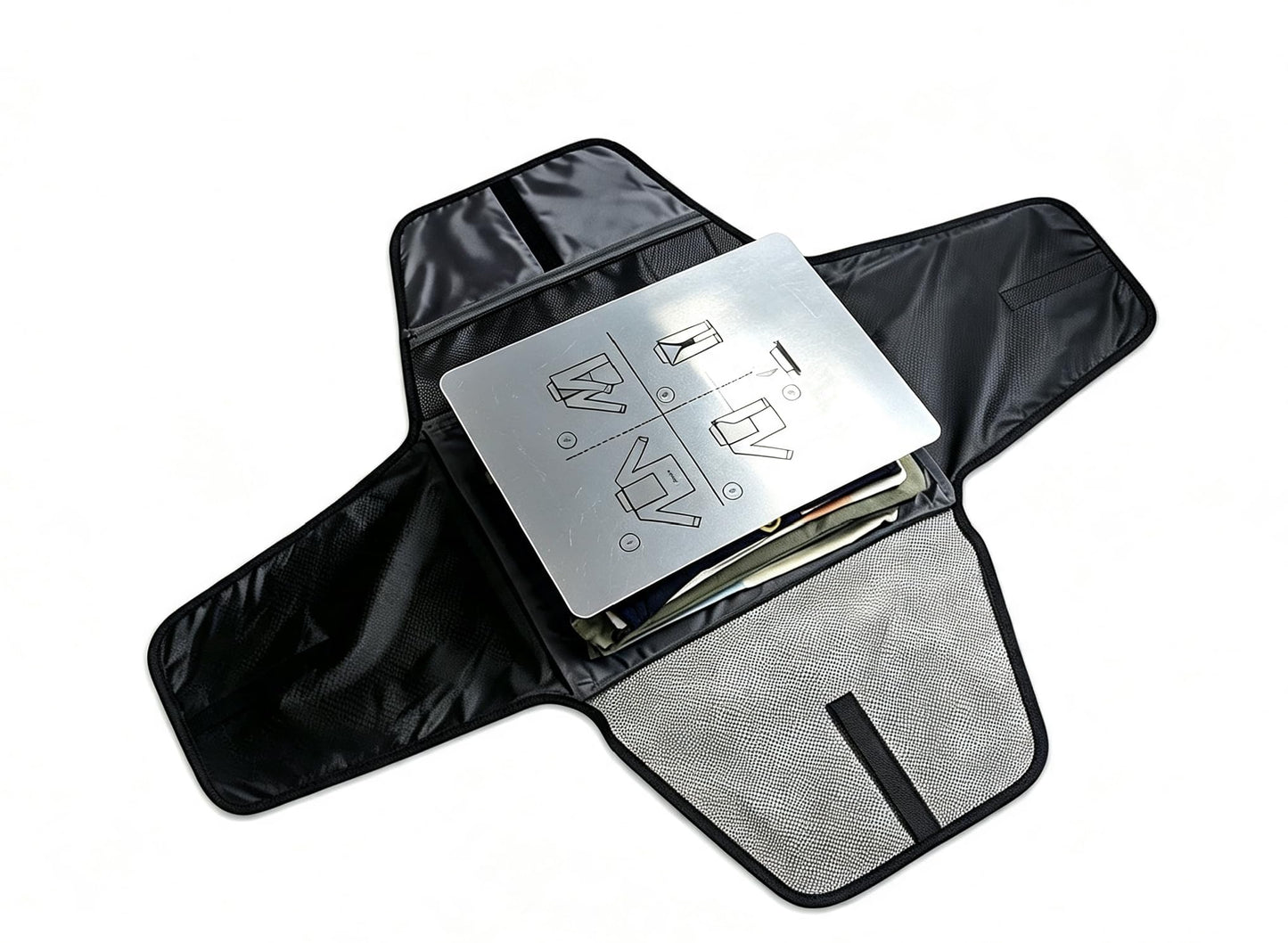 Travel Garment Folder - 15" Packing Folder - Wrinkle Free Luggage Organizer