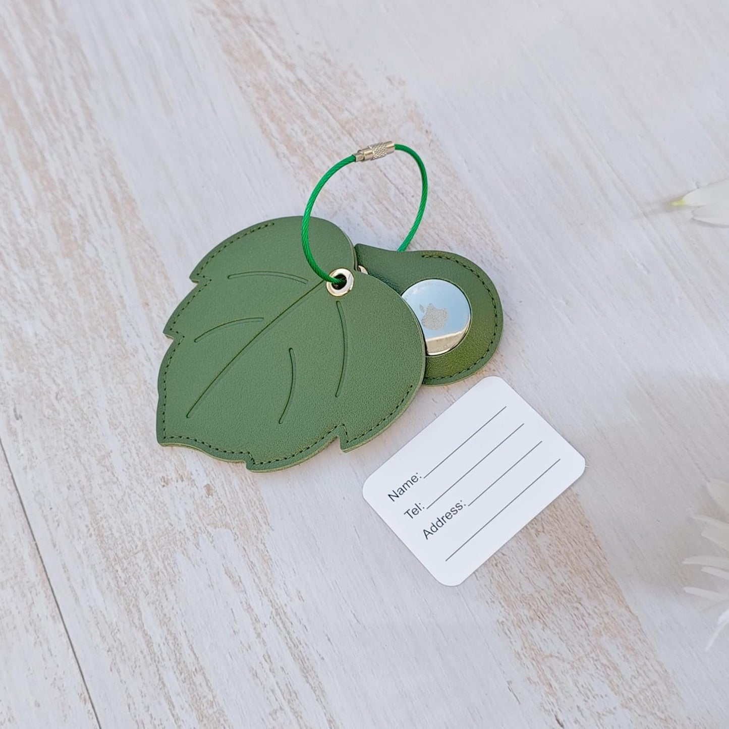 Luggage Tags for Suitcases, Faux Leather Cute & Funny Travel Suitcases Tag with ID Label,Stainless Steel Loop