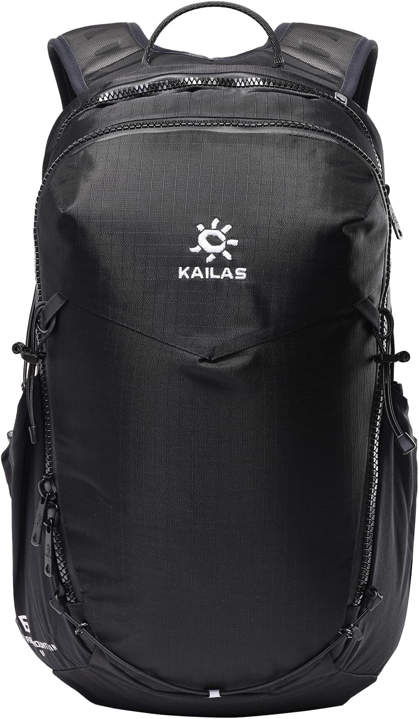 KAILAS Far Mountain16L Lightweight Hiking Backpack Trekking Daypack Small Backpacks Traveling Camping Silent Black
