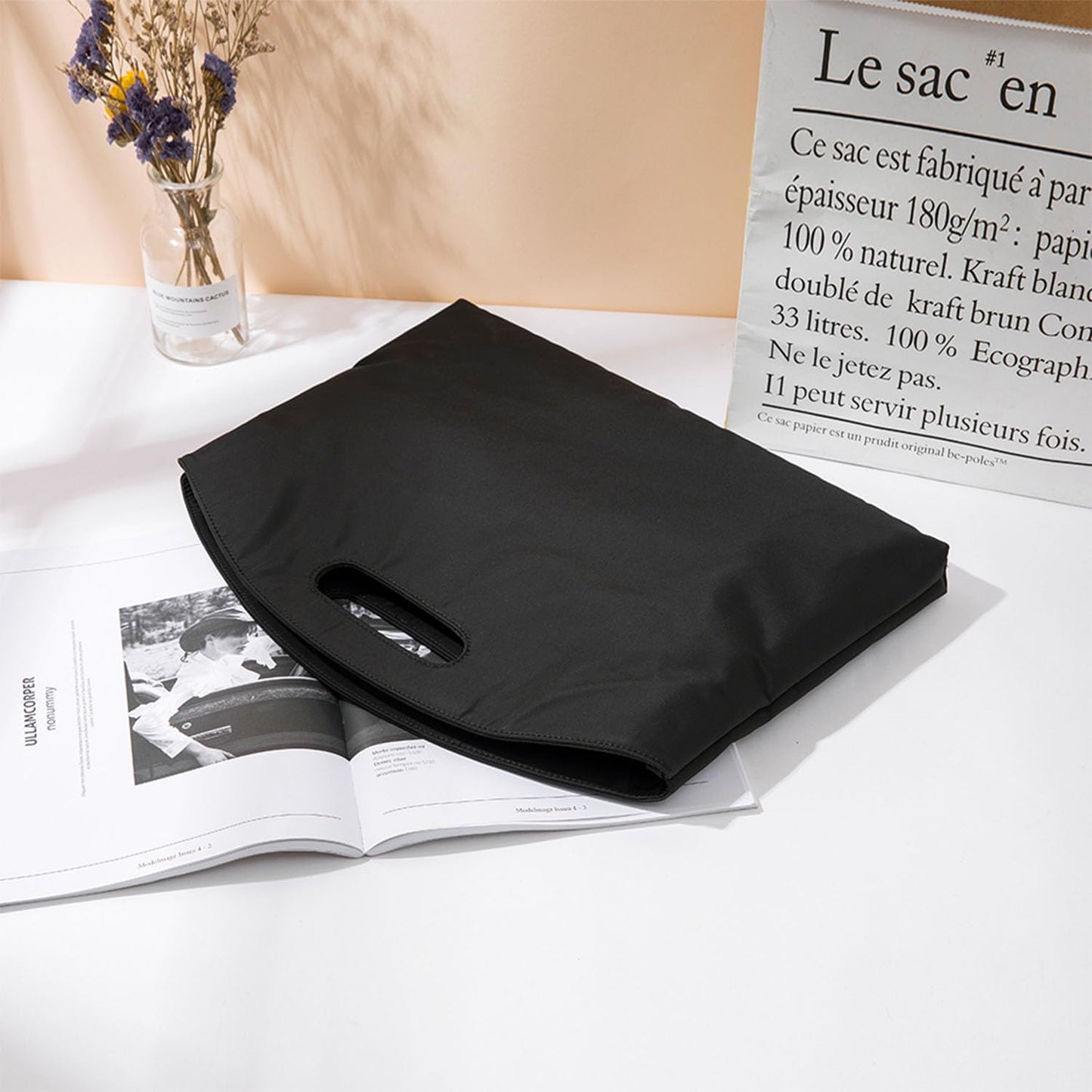 Official Document Computer Bag Stylishly Sleek with Multiple Compartments and Easy to Carry Design