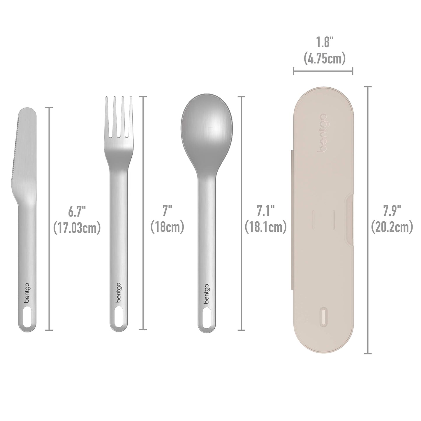 Bentgo Stainless Steel Reusable Travel Utensil Set