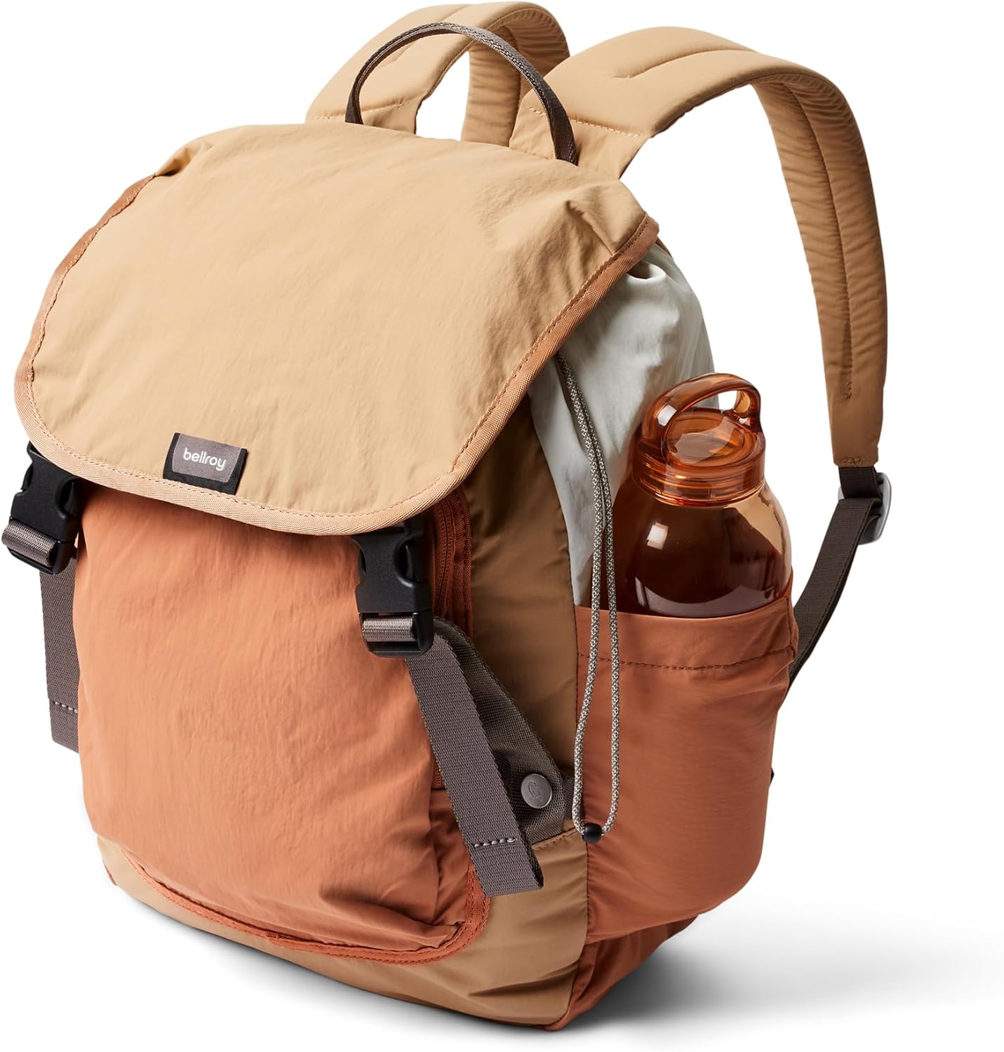 Bellroy Cinch Backpack (lightweight 20 liter backpack with external organization and adjustable shoulder straps) - SandDune