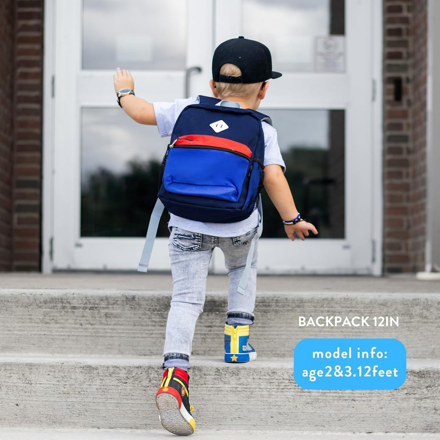 STEAMEDBUN Toddler Preschool Backpack for Boys 2-4,Mini