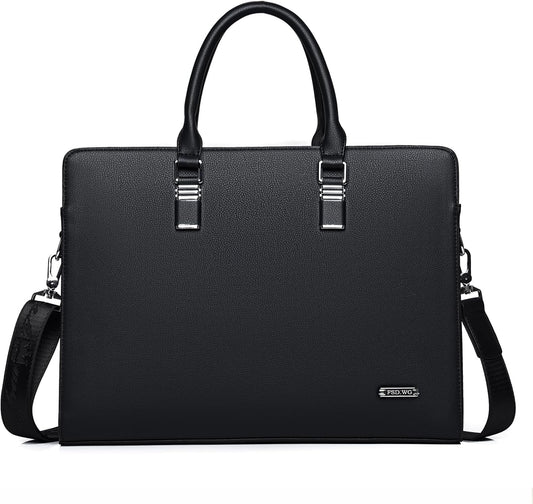 FSD.WG]Business Bag Leather Briefcase Shoulder Laptop Business Bag for Men
