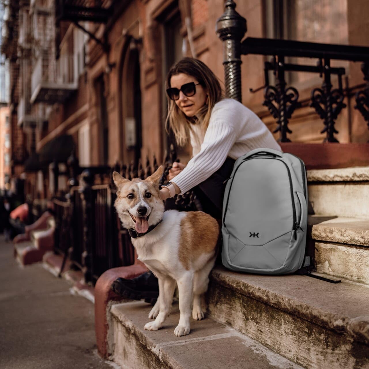 Knack Small Series 2 Laptop Backpack Fits up to 16 Inch Laptops - Knack Bags Carry-On Backpack, TSA Approved, Expandable Travel Backpacks With 2 Day Outfit Capacity, Midnight Black