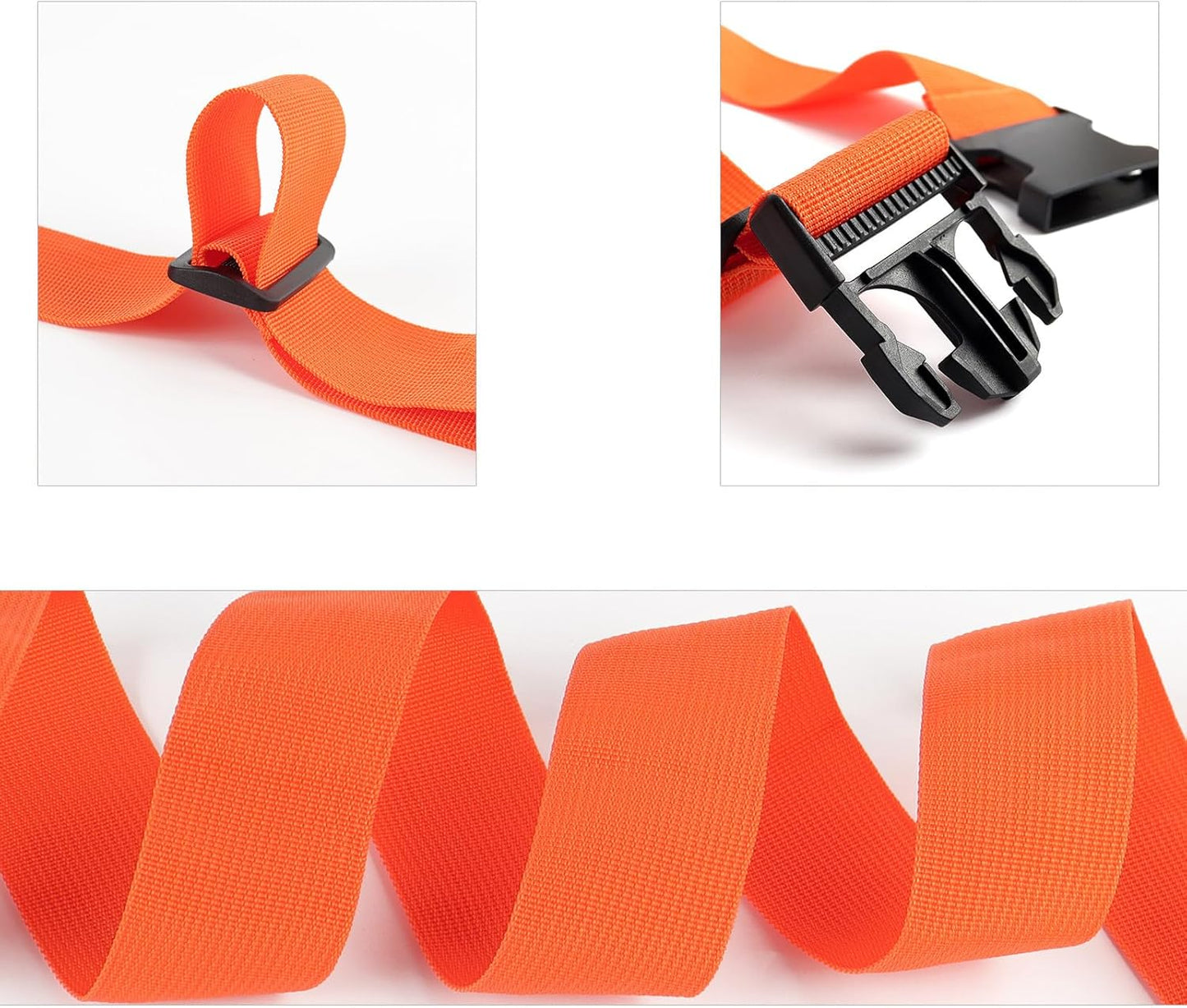 2Pcs Luggage Straps for Suitcase Travel Accessories TSA Approved, 80In Long Belts to Keep Your