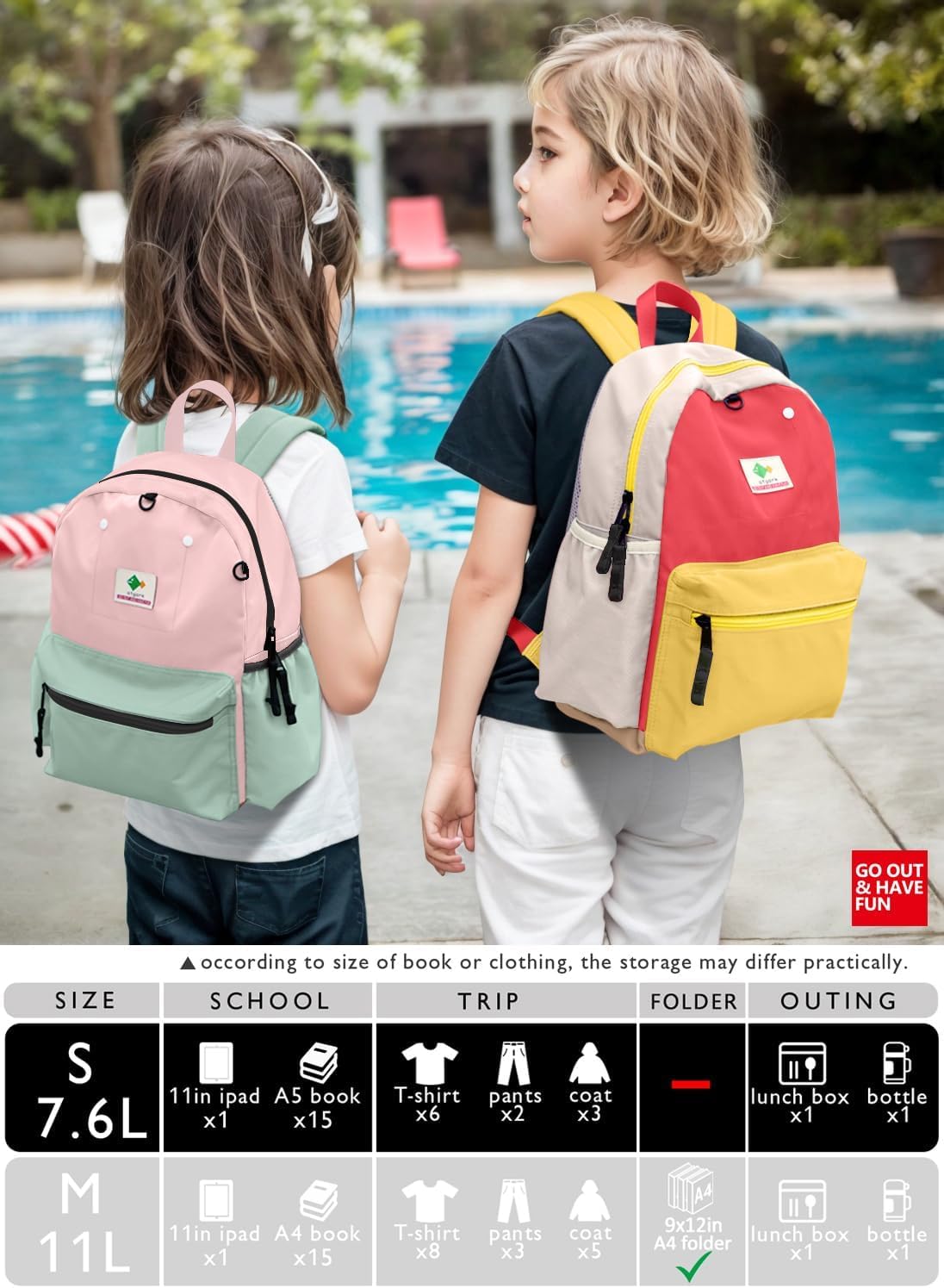Preschool Toddler Backpack For Boys Girls, School Mini & Travel, Small Kids Child Backpacks