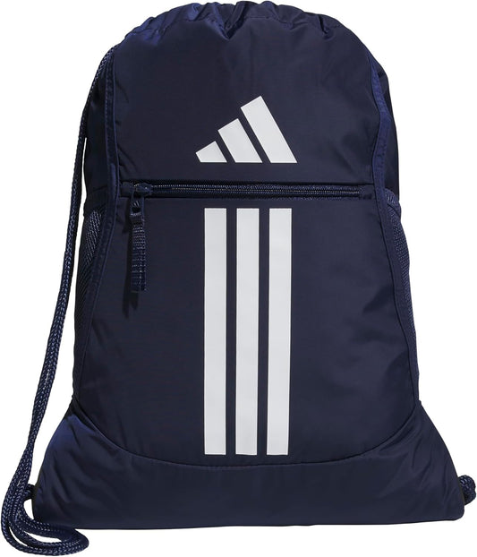 adidas Alliance Sackpack – Drawstring Backpack Small Bag for Men and Women