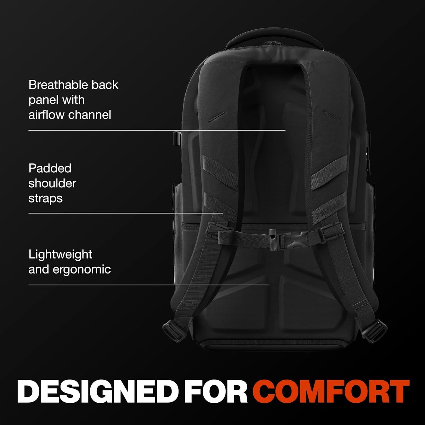Pelican Aegis Backpack 18 Liter - Travel Backpack (Black)