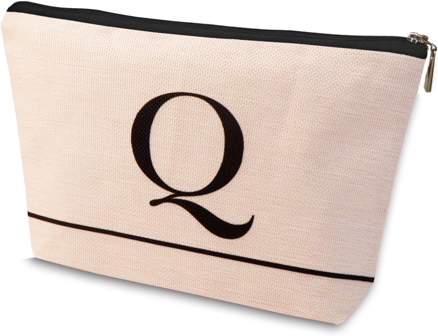 Letter A-Z Initial Personalized Makeup Bags, Birthday Gifts for Women, Monogrammed Gifts for Women