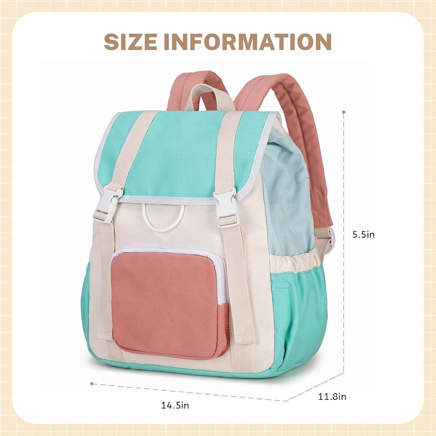 Travel Backpack For School Girls Kids Backpack Canvas Book for Women, Purple