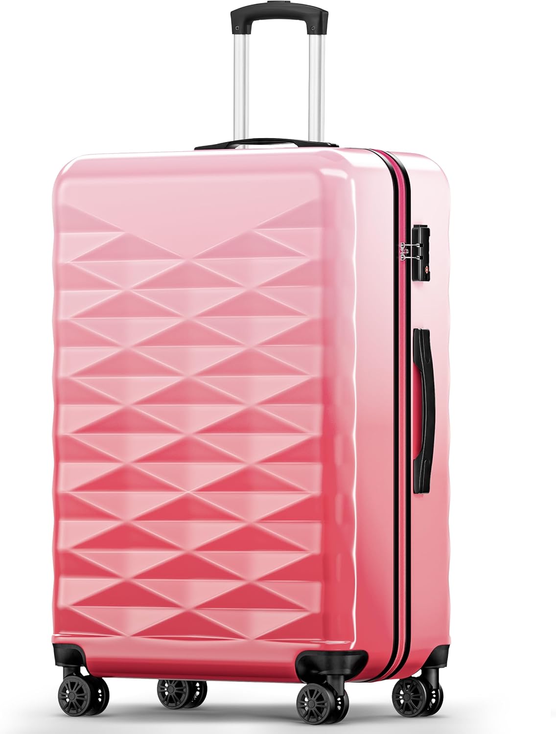 Suitour 28 inch Luggage With Spinner Wheels,Hard Shell Suitcases with Wheels TSA Checked Travel Suitcase