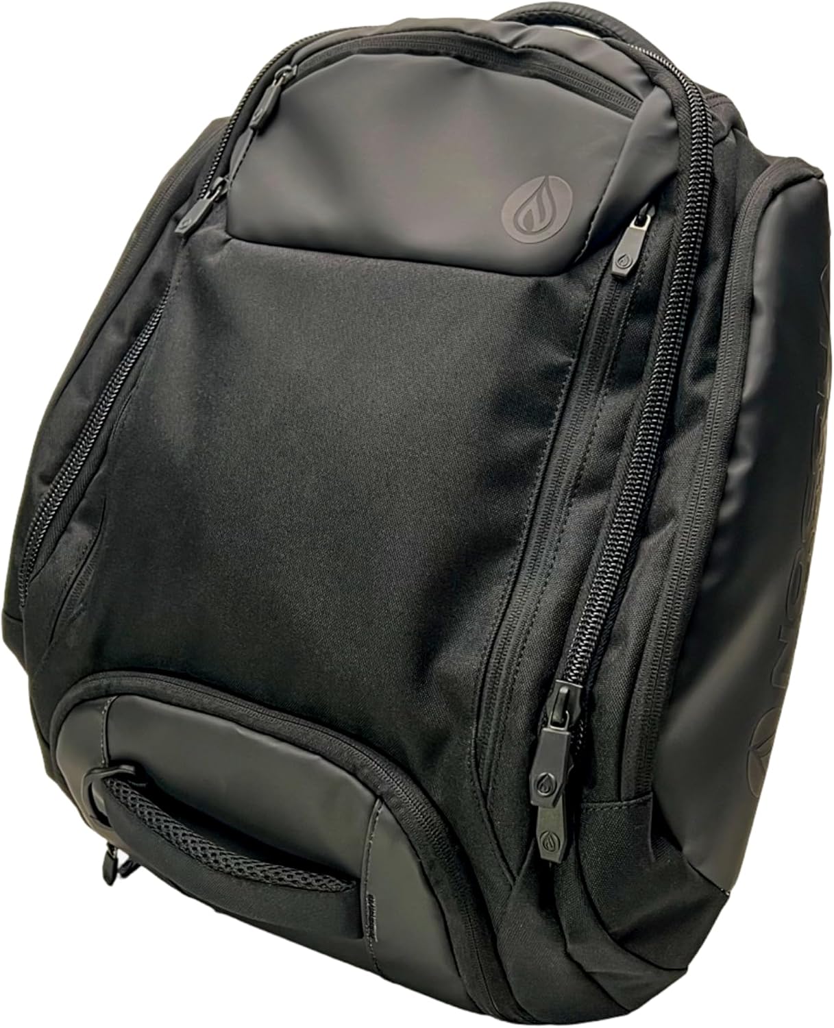 6-in-1 Traveler Backpack – Convertible Carry-On Travel Bag, Expandable 40–55L Storage, Ergonomic Design with Drink Holders & Padded Laptop Pocket, Weather-Resistant Ballistic Nylon, Black