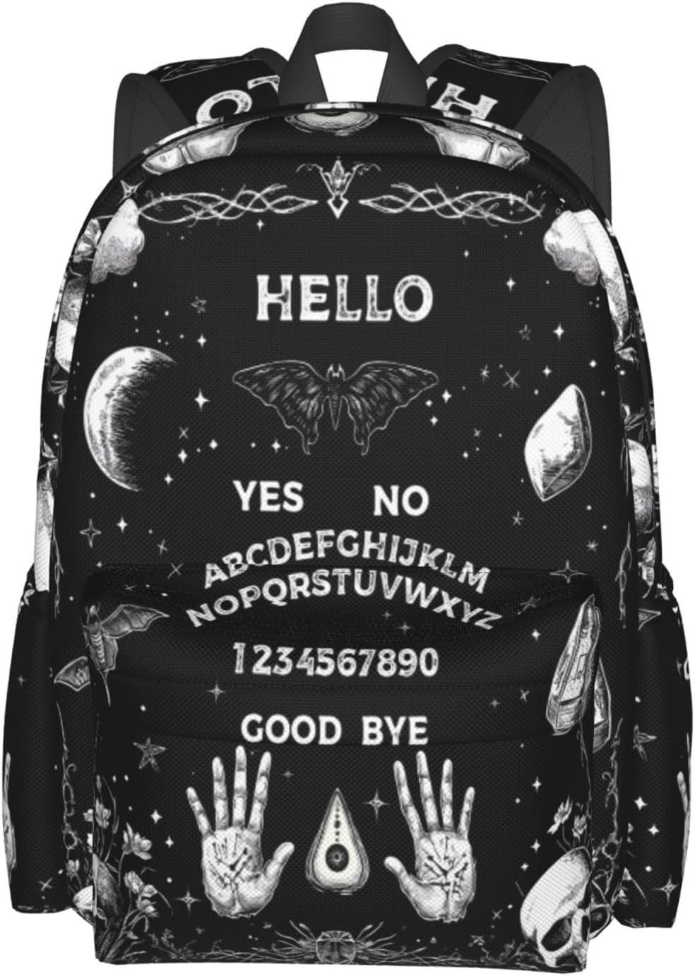 Skull Magic Backpack School Bag Lightweight Bookbag Laptop Travel Daypack For Kids Girls Boys Teens
