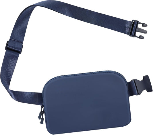 MoKo Fanny Packs for Women Men, Fashion Running Waist Packs, Crossbody Mini Bag Fanny Pack Belt Bag with Adjustable Strap for Running Outdoors Workout Travel Hiking Cycling
