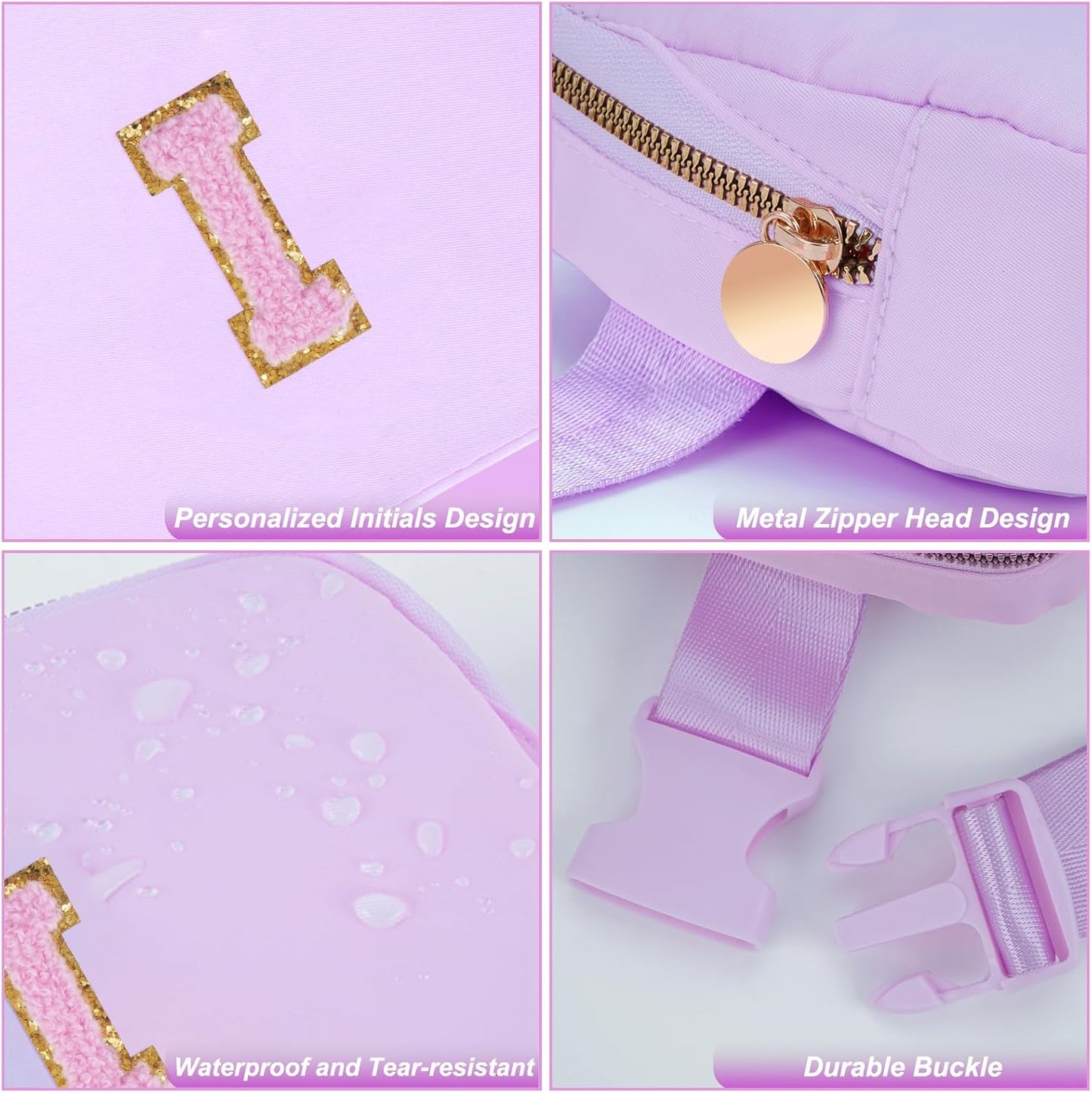 Birthday Gifts for 4 5 6 7 8 9 10 11 12 13 Year Old Girls,Graduation Gifts for Teens Kids Daughter Sister Her,Fanny Pack Crossbody Bag Belt Bag Cute Trendy Stuff | Lavender,I
