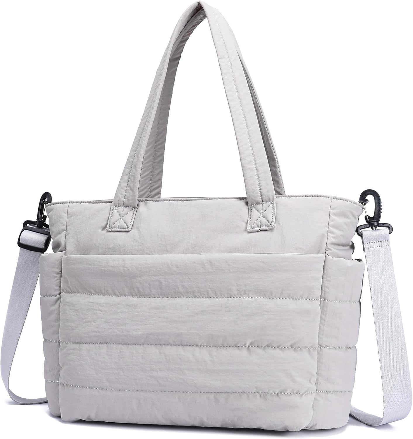 AOCINA Puffy Tote Bag for Women Quilted Work Bag Nurse Bags Women's Handbags for Travel