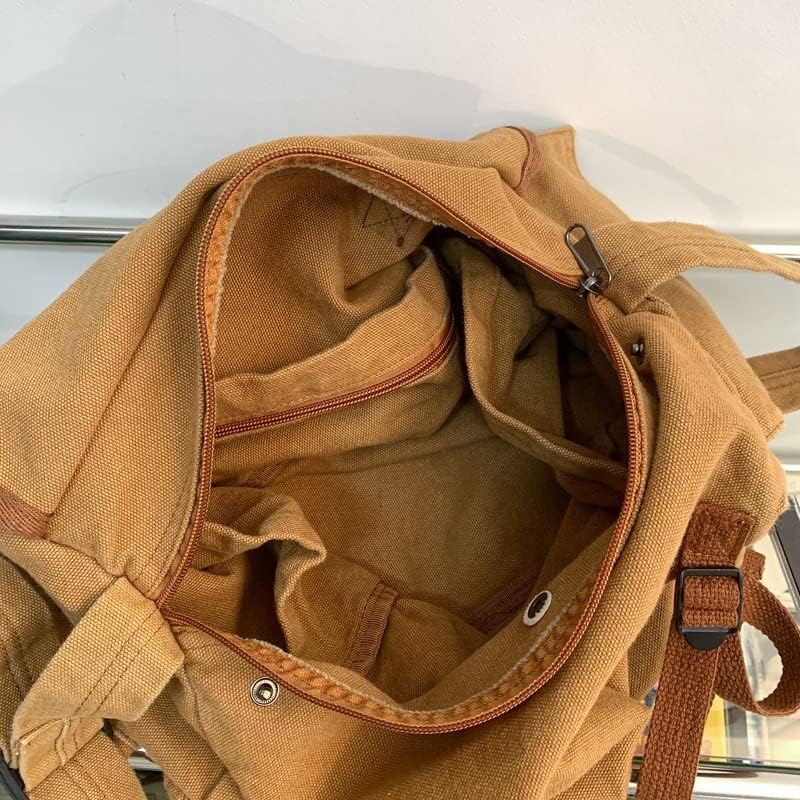Womens Mens Crossbody Bag Canvas Messenger Bag for School Aesthetic Hobo Bag Vintage Harajuku
