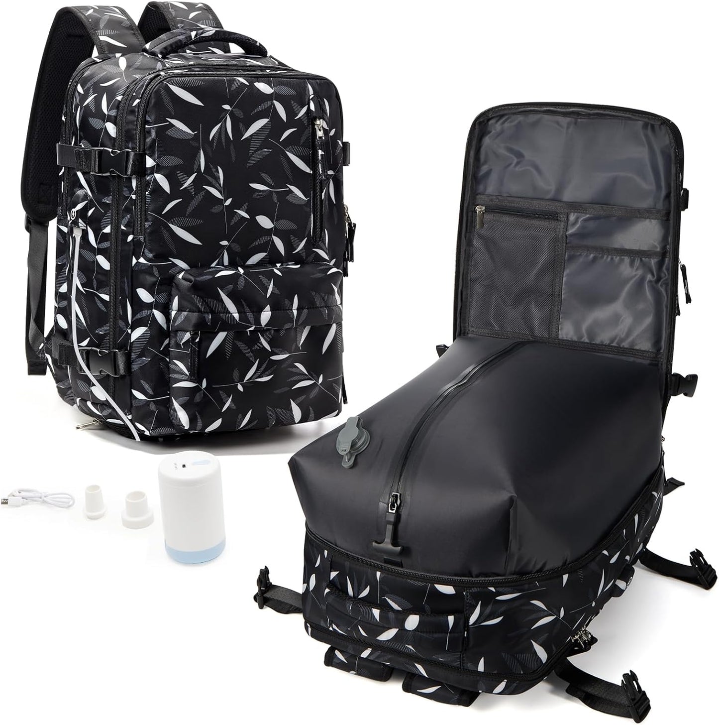 WONHOX Large Travel Backpack Carry on Flight Approved Laptop Work Business Backpack for Women Men Mochila de Viaje
