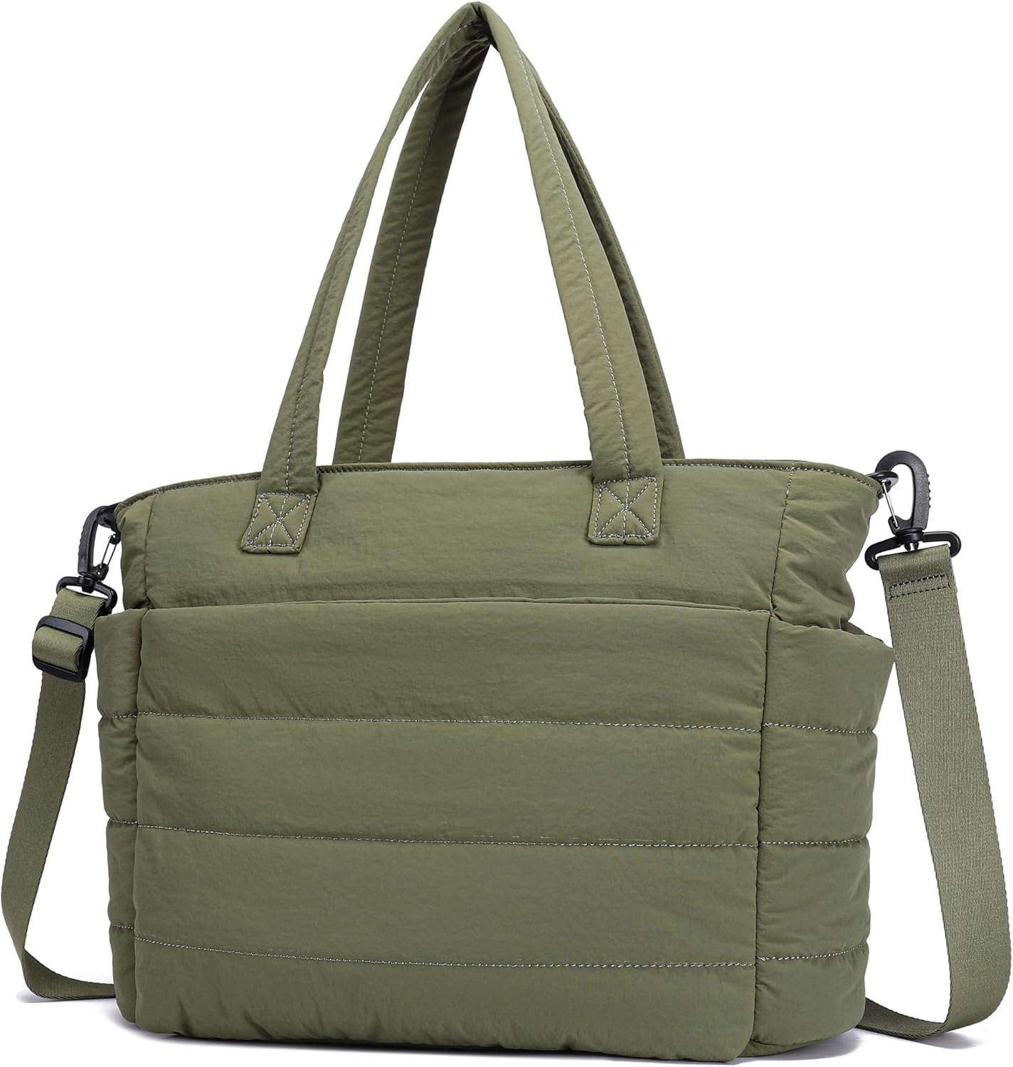 AOCINA Puffy Tote Bag for Women Quilted Work Bag Nurse Bags Women's Handbags for Travel