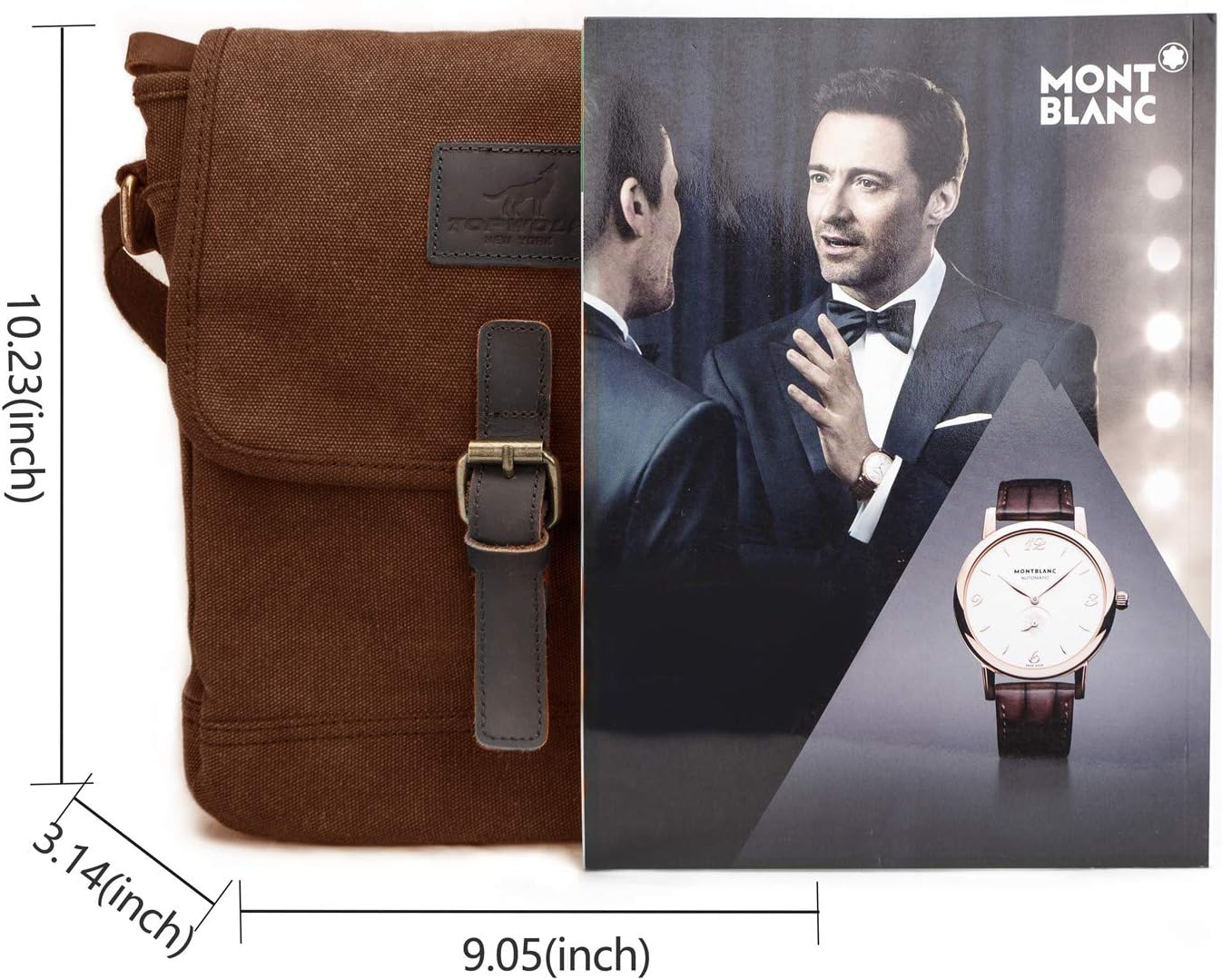 Canvas Messenger Bag Small Crossbody Bag Casual Travel Working Tools Bag Shoulder Bag Hold Phone Handset Anti Theft