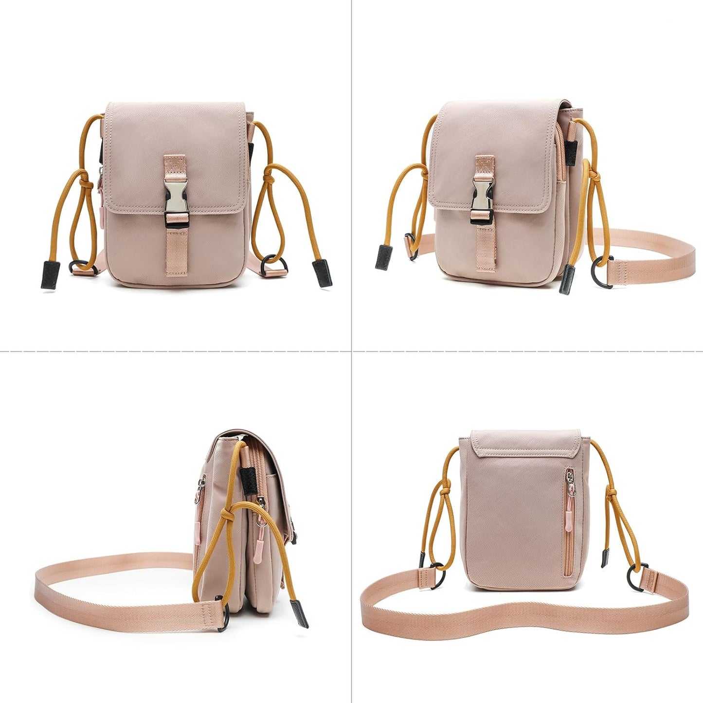 Small Messenger Crossbody bag Shoulder bag for Men Women Sling bag Purse for Work Travel